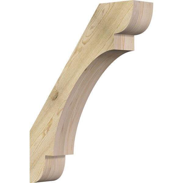 Ekena Millwork 6"W x 28"D x 36"H Olympic Rough Sawn Knee Brace, Douglas Fir BRC06X28X36OLY00RDF - main